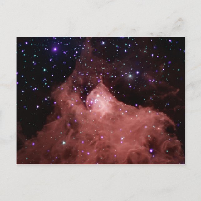 NASA Cepheus_b infrared dark cloud Postcard (Front)