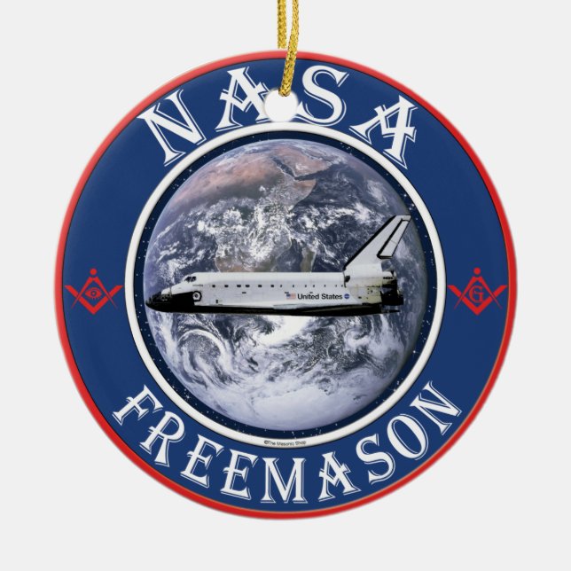NASA CERAMIC TREE DECORATION (Front)