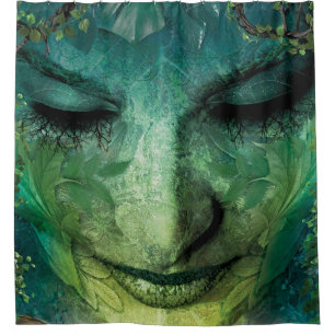 NASA Earth Day Mother The Earth Nature Goddess Shower Curtain