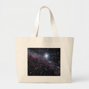 NASA ESA Veil nebula Large Tote Bag