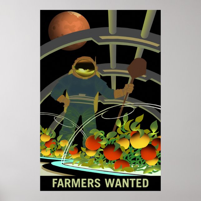 NASA / Farmers Wanted / Poster (Front)