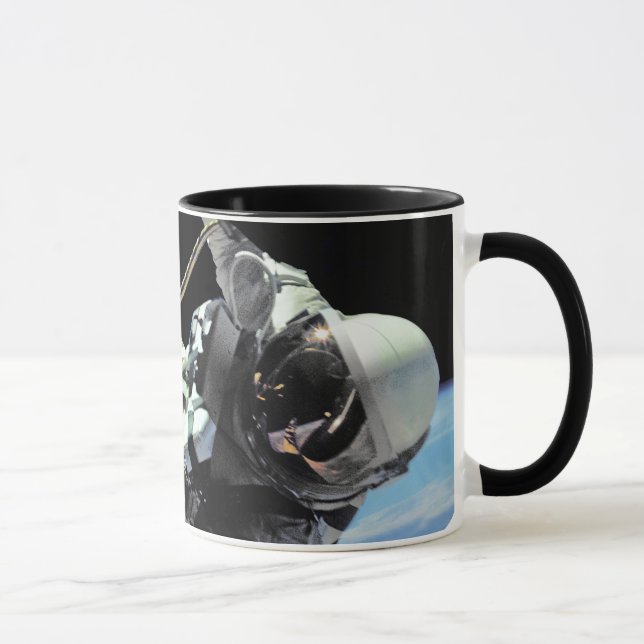 NASA First American Astronaut Spacewalk Photo Mug (Right)