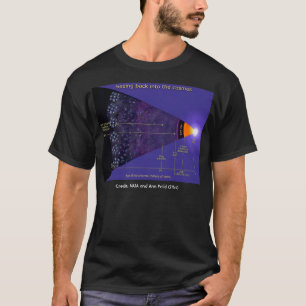 NASA first galaxies illustration, T-Shirt