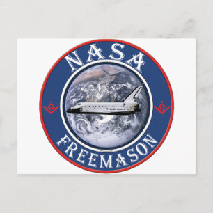 NASA Freemason Postcard