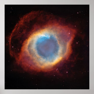 NASA / Helix Nebula / Aquarius / "Eye of God." / Poster