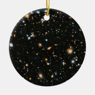 NASA Hubble Ultra Deep Field Galaxies Ceramic Tree Decoration