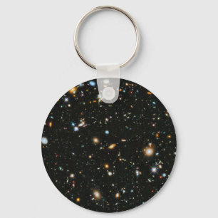NASA Hubble Ultra Deep Field Galaxies Key Ring
