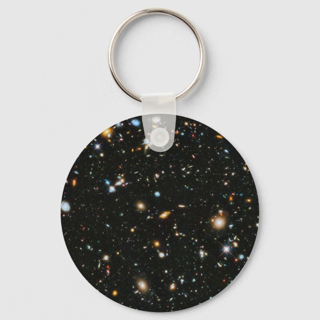NASA Hubble Ultra Deep Field Galaxies Key Ring (Front)