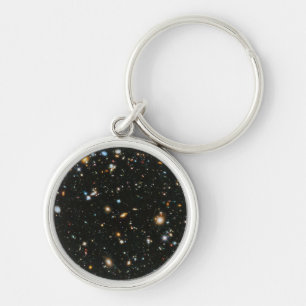 NASA Hubble Ultra Deep Field Galaxies Key Ring