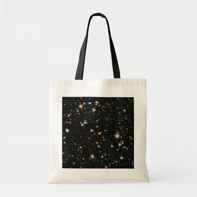 NASA Hubble Ultra Deep Field Galaxies Tote Bag (Front)