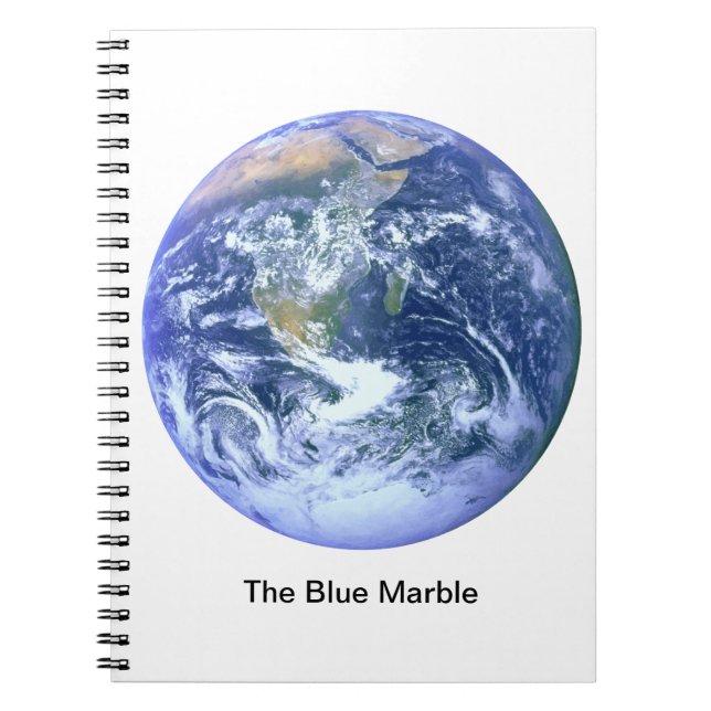NASA Image of Planet Earth Spiral-Bound Notebook (Front)