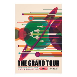 NASA/JPLS's Retro Space Poster
