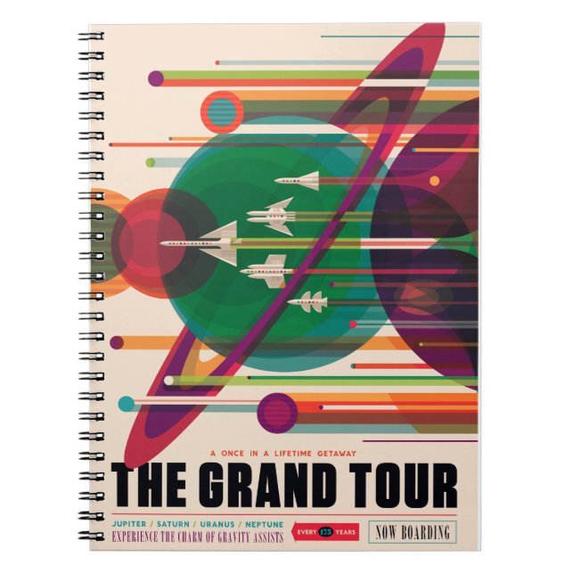 NASA/JPLS's Retro Space Poster Notebook (Front)