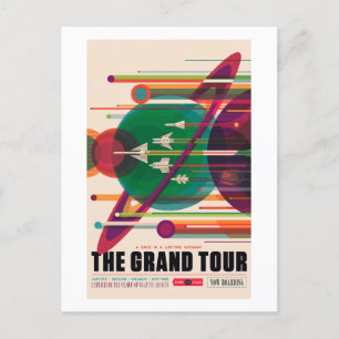 NASA/JPLS's Retro Space Poster Postcard