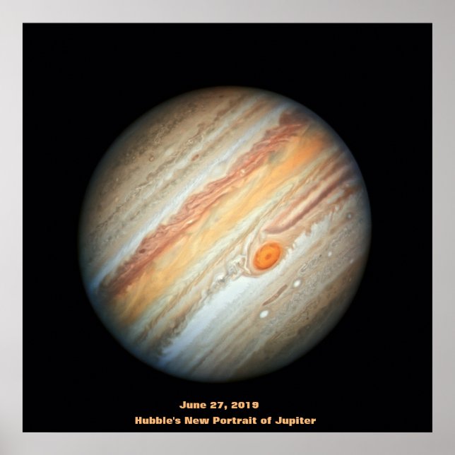NASA / Jupiter / Hubble's New Portrait of Jupiter Poster (Front)