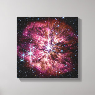 NASA JWST Wolf-Rayet Star WR 124 Canvas Print