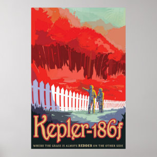 NASA / Kepler-186f / Poster