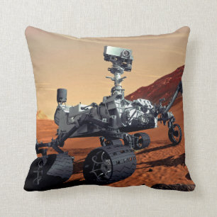 NASA Mars Curiosity Rover Artist Concept Cushion