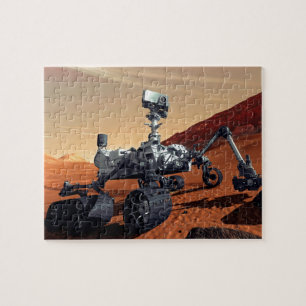 NASA Mars Curiosity Rover Artist Concept Jigsaw Puzzle