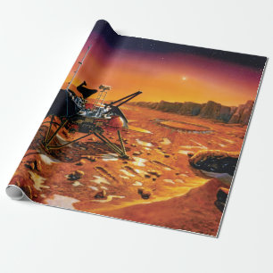 NASA Mars Polar Lander Artist Concept Artwork Wrapping Paper