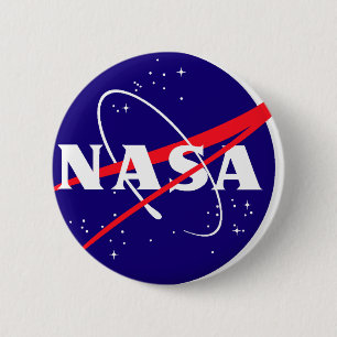 NASA Meatball Logo 6 Cm Round Badge