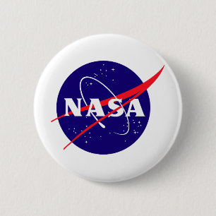 NASA Meatball Logo 6 Cm Round Badge