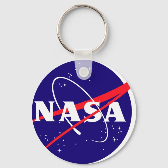 NASA Meatball Logo Key Ring (Front)