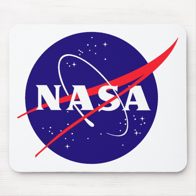 NASA Meatball Logo Mouse Mat (Front)