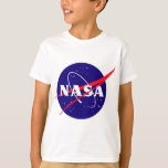 NASA Meatball Logo T-Shirt<br><div class="desc">Welcome! We bring to life the logos and images of the world's space agencies: NASA (National Aeronautics and Space Administration); ESA (European Space Agency & CSA (Canadian Space Agency). But we are much more than just the NASA red snake logo or the traditional Blue Meatball logo! Be confident, even one...</div>