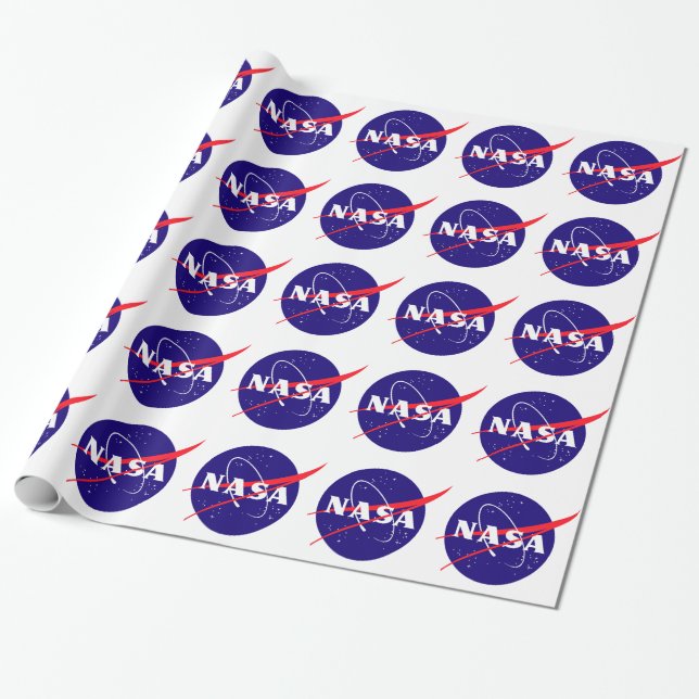 NASA Meatball Logo Wrapping Paper (Unrolled)