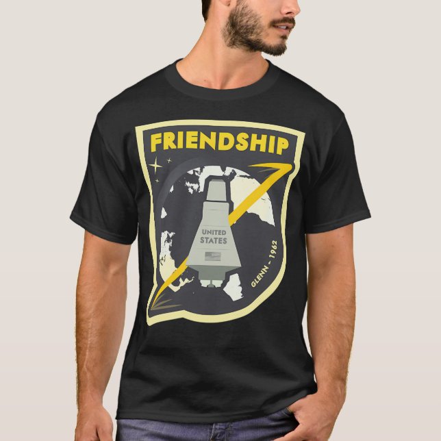 Nasa Mercury Missions - Friendship 7 T-Shirt (Front)
