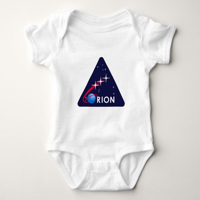 NASA Orion Logo Baby Bodysuit (Front)