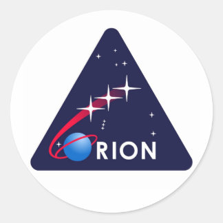 NASA Orion Logo Classic Round Sticker