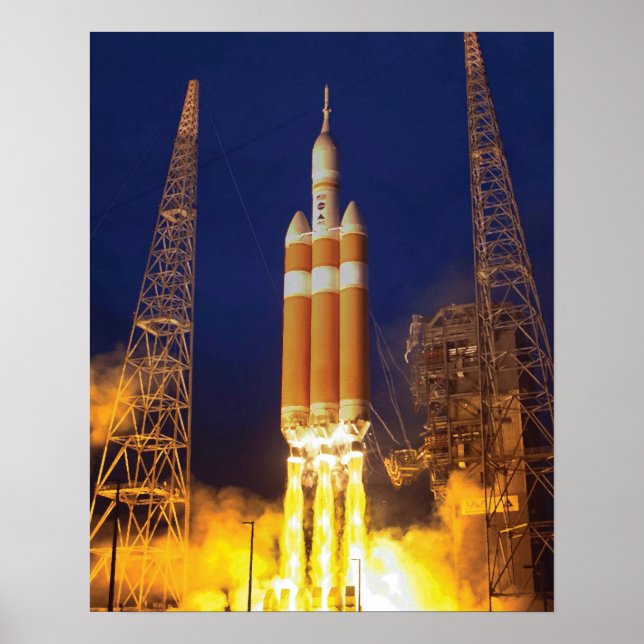 NASA Orion Spacecraft Rocket Launch Poster (Front)
