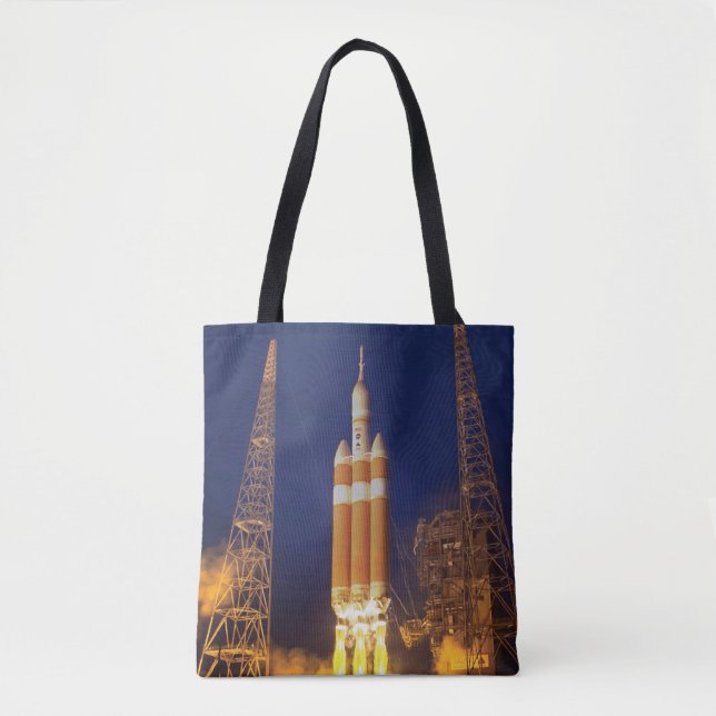 NASA Orion Spacecraft Rocket Launch Tote Bag (Front)