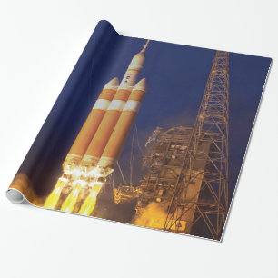 NASA Orion Spacecraft Rocket Launch Wrapping Paper