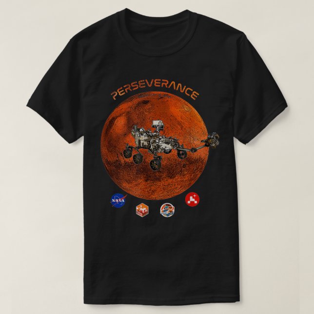 NASA Perseverance Rover Mars 2020  T-Shirt (Design Front)
