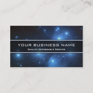 NASA Photo of Pleiades - Business Card