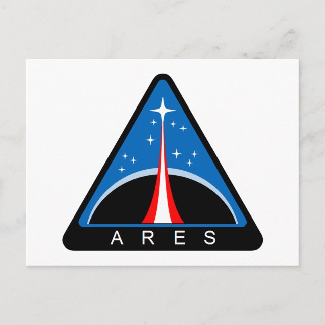 NASA Project Ares Logo   Postcard (Front)
