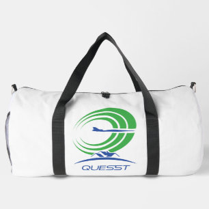 NASA Quesst Logo Supersonic White Duffle Bag