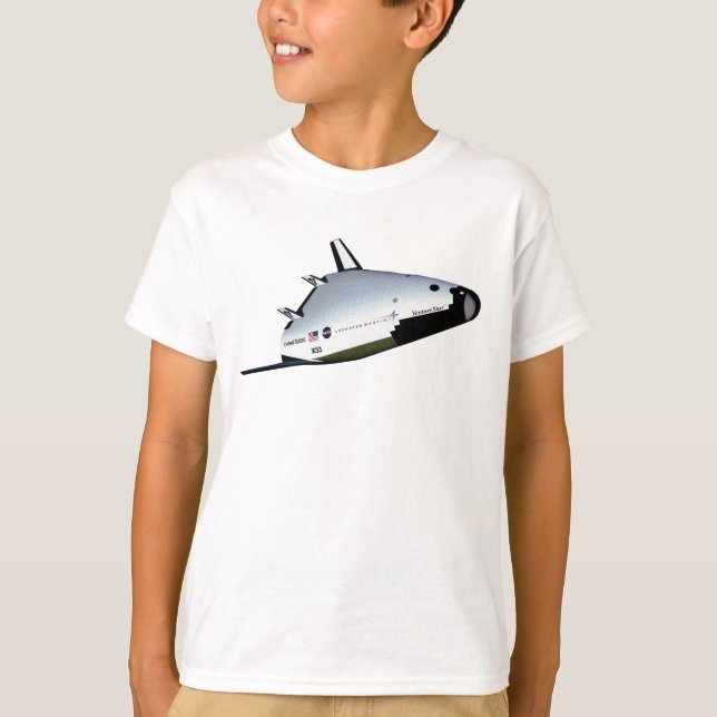 NASA Reusable Launch Vehicle Space Shuttle Concept T-Shirt (Front)