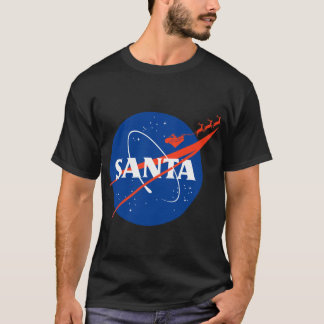 NASA Santa Christmas and XMas Gift boy T-Shirt