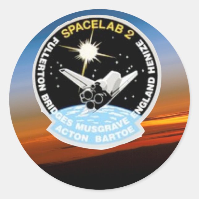 Nasa SkyLab Classic Round Sticker (Front)