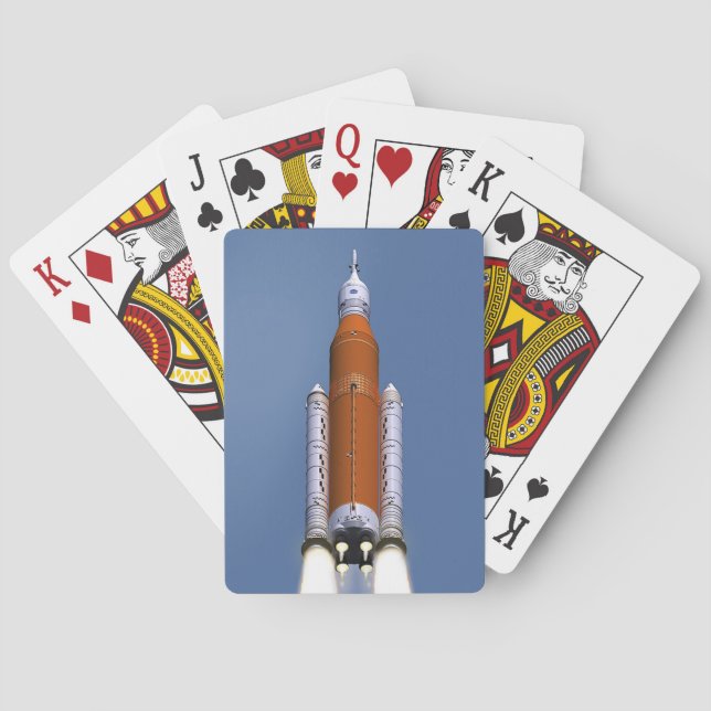 NASA SLS Space Launch System Playing Cards (Back)