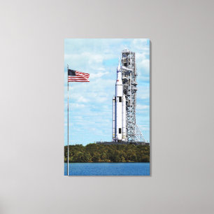 NASA SLS Space Launch System Rocket Launchpad Canvas Print