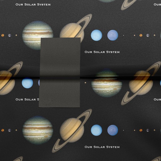 NASA Solar System Planet Sizes Chart Tissue Paper (Creator Uploaded)