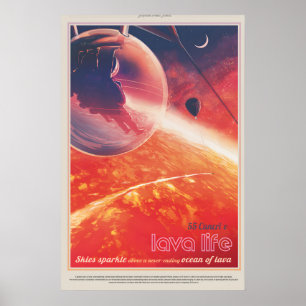Nasa Space Poster, Retro Wall Art, Space Travel Poster