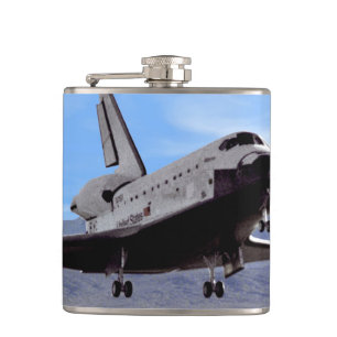 NASA Space Shuttle Atlantis Landing Edwards AFB Hip Flask