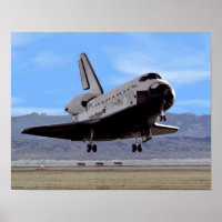 NASA Space Shuttle Atlantis Landing Edwards AFB
