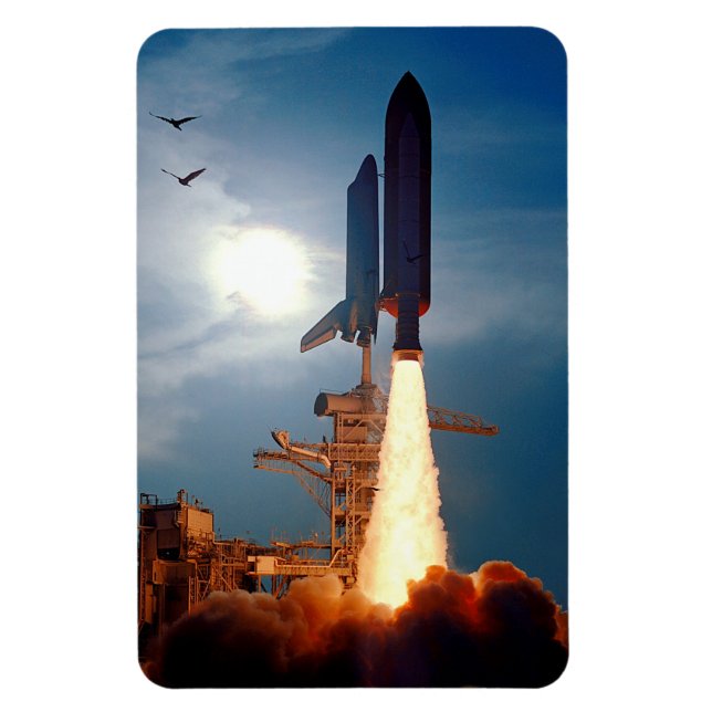 NASA Space Shuttle Discovery Launch STS-64 Magnet (Vertical)